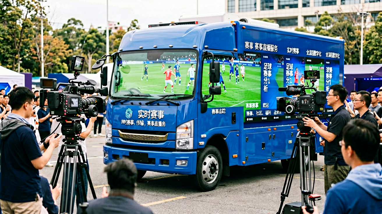 体育直播转播车,实时赛事画面传输